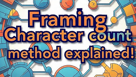 Computer Networks: Character Count Method in Framing Explained Simply! SUBSCRIBE 🔔#cn#framing #ktu