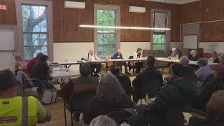 Public hearing held in Alfred, Maine, on proposed quarry and pollution concerns