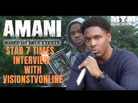AMANI Simpson stab whilst promoting for his event | Interview with VisionsTvOnline | VisionsInspires