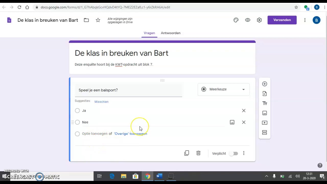Instructievideo - Hoe maak ik een Google Formulier? - YouTube