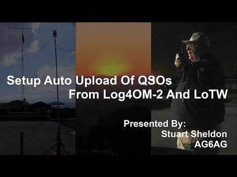 Setup Auto Upload Of QSOs From Log4OM-2 And LoTW