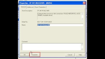 Simatic manager point to point communication Parameters is disabled !