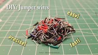 DIY: Jumper wires for breadboard - Easy and fast!