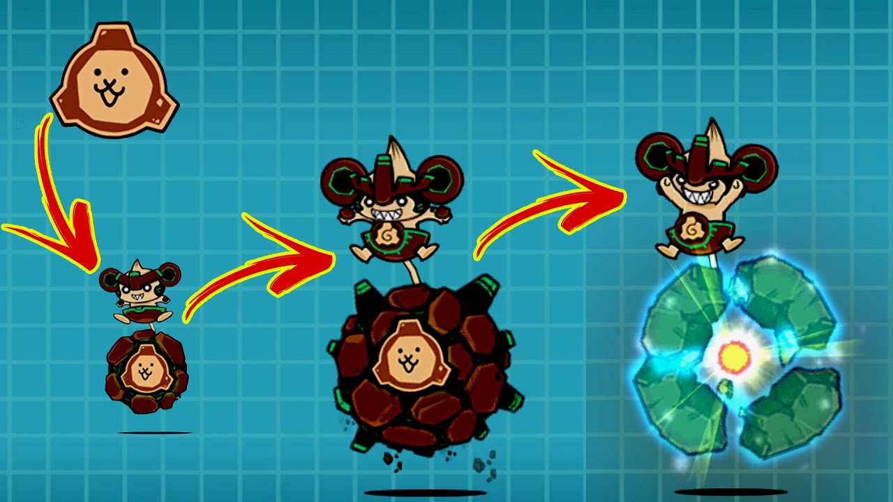 The Battle Cats NEW Elemental Pixies Uber Earth Spirit Goro YouTube