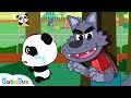 Go away! Big Bad Wolf | Play Safe Song | Kids Safety Tips | Kids Songs | Nursery Rhymes | BabyBus