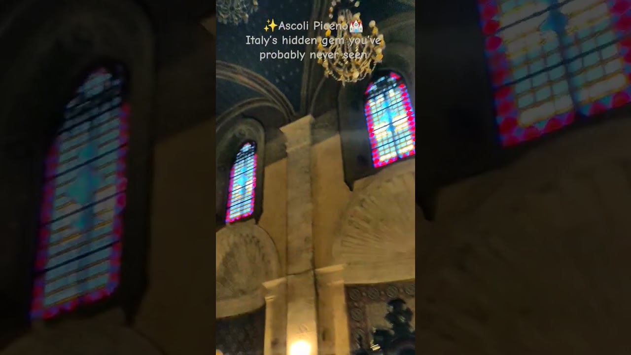 Hidden Gem of Italy 🇮🇹 Ascoli Piceno’s Beautiful Church 