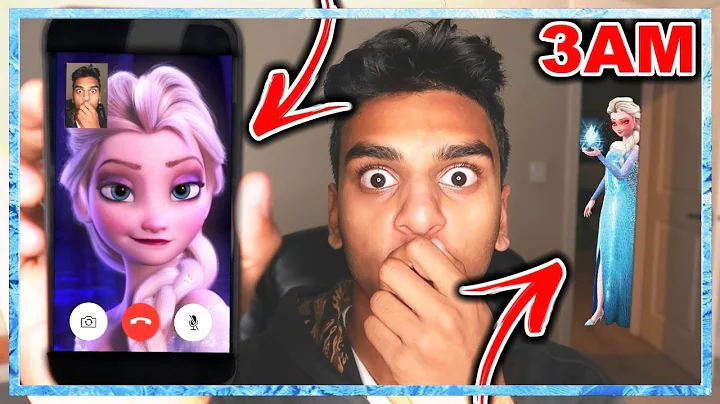 DO NOT FACETIME ELSA (FROM FROZEN 2) AT 3AM!! OMG ...