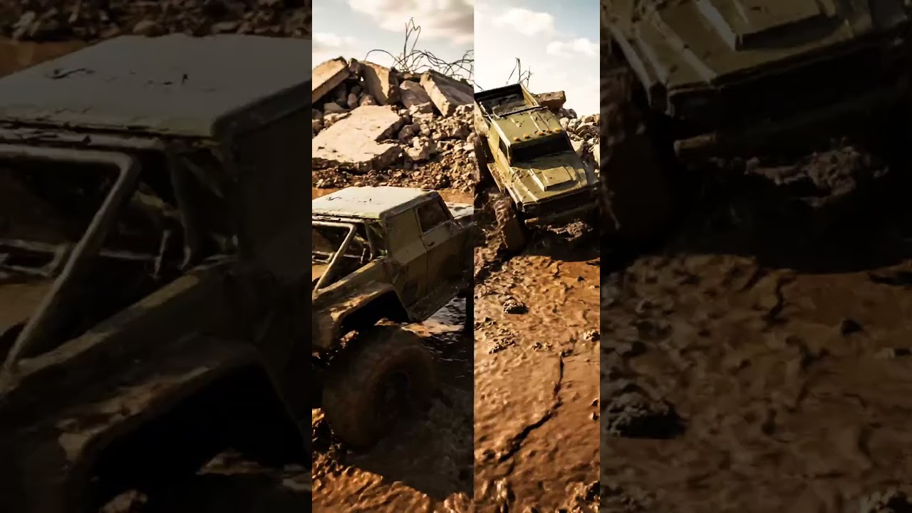 RC Truck Stuck in Mud | Satisfying Offroad Recovery