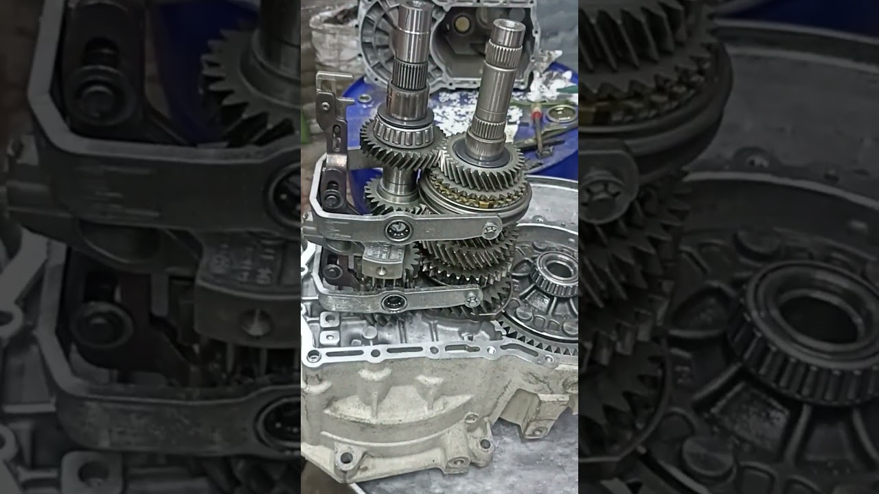 Ремонт 6ст механической коробки передач серии 02S(mq250) с кодом MUJ # Passat CC 