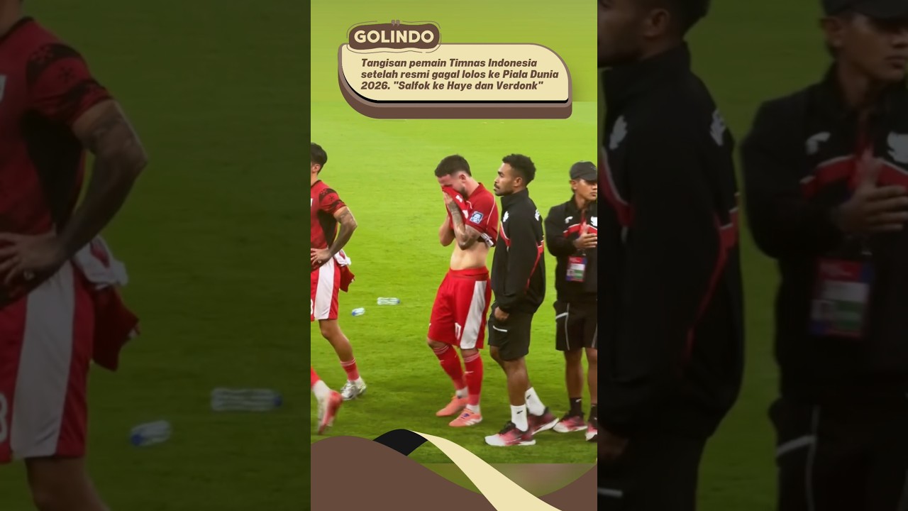 Calvin Verdonk dan pemain Timnas nangis sesegukan usai gagal lolos ke Piala dunia 2026 #timnas