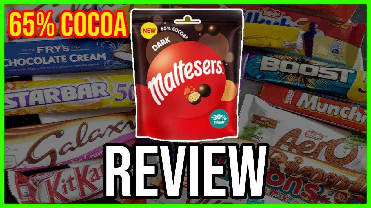 Dark Chocolate Maltesers Review YouTube