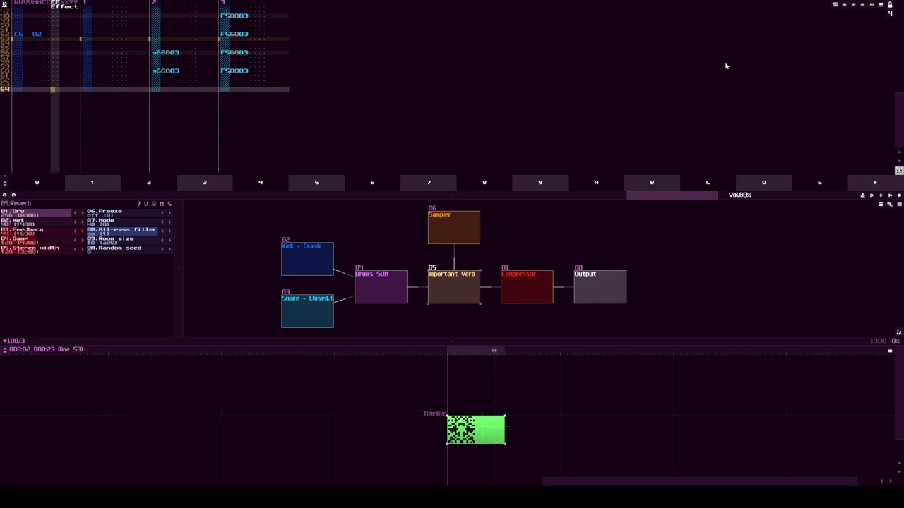 Making a Breakbeat Sample from Scratch in SunVox