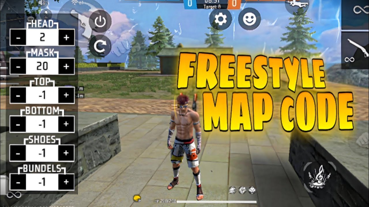 Free Fire New Freestyle Map Code 😱 2.5K SUBSCRIBERS Special 🥳 