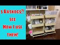 A Tour of 5 Raskogs (Scrapbooking Storage)