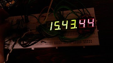 7 segment Clock with ATmega8