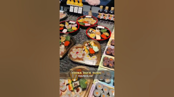 CHINA DUCK SUSHI #china #duck #sushi