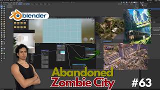 (Day 63) Blender 3D: Abandoned Zombie City - Starting to create PBR tiles screenshot 5