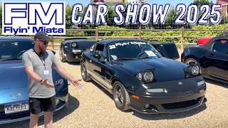 Every car in the Flyin' Miata Summer Camp Car Show! K-swaps, Exocets, fastbacks &amp; more