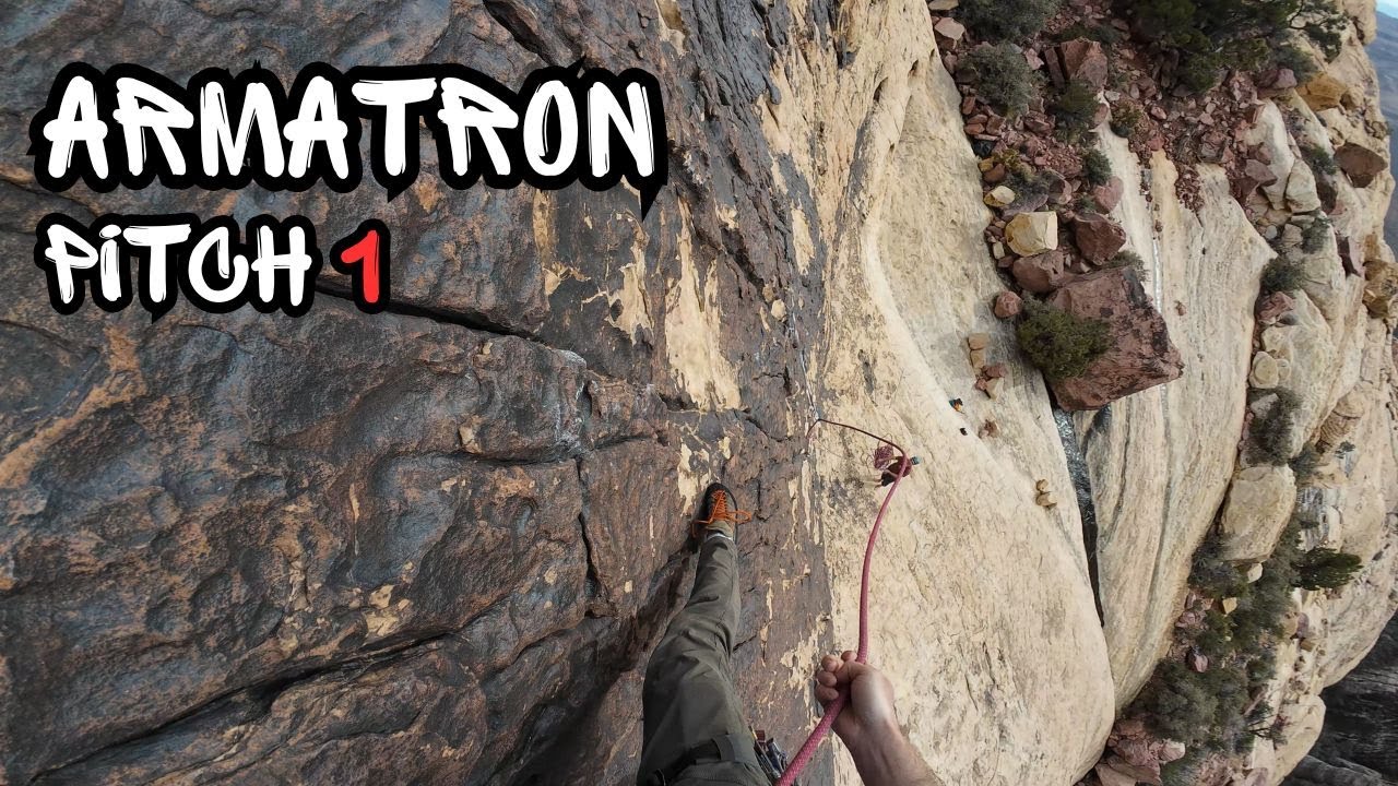 Armatron Pitch 1 Red Rock Climb