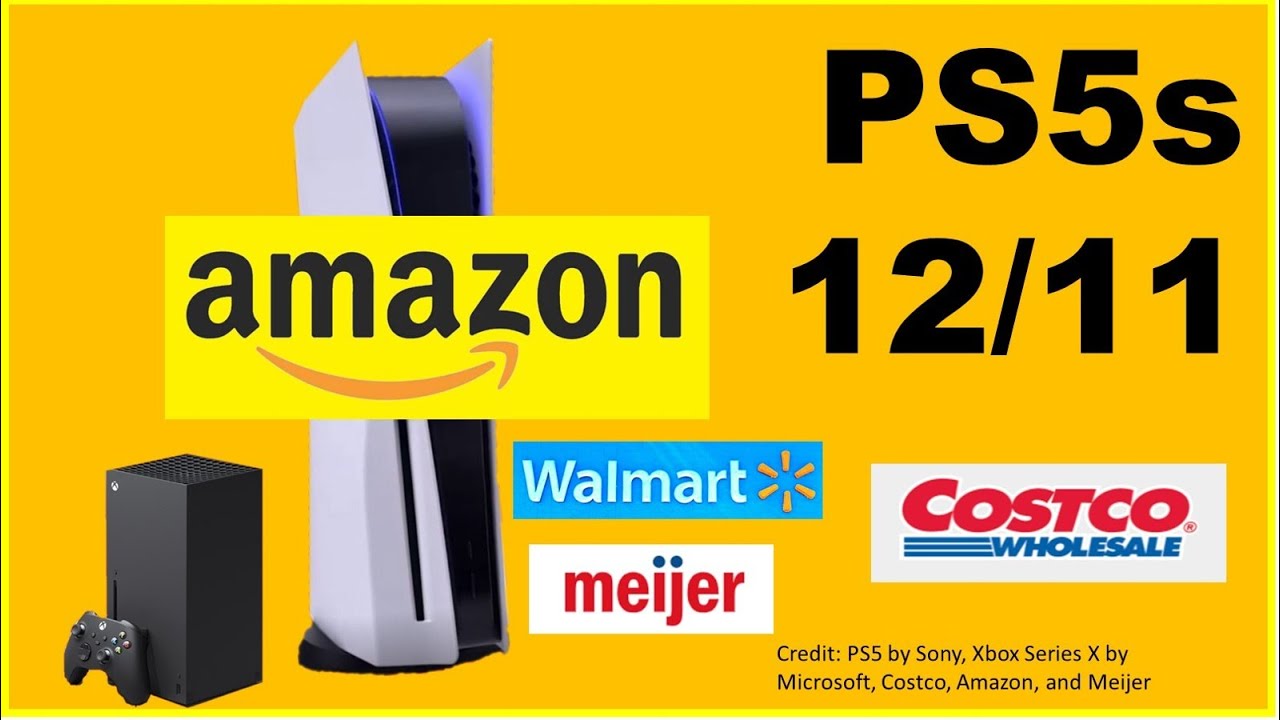 Amazon S Ps5 Sales On 12 11 400 Playstation 5 Consoles Sold At 1 Walmart Ps5 Youtube