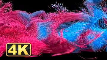 4K Hypnotic Particle Waves | Relaxing Meditation Music for Deep Sleep & Stress Relief