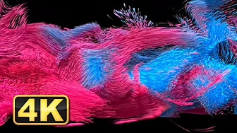 4K Hypnotic Particle Waves | Relaxing Meditation Music for Deep Sleep & Stress Relief