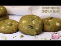 Recette de Cookies au Thé Matcha, Chocolat Blanc et Pistache