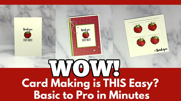 Wow! Card Making is THAT Easy? From Basic to Pro in Minutes