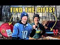 HIDING GIFTS ON THE COURSE!!! (Holiday Vlog)