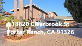 18820 Clearbrook St Porter Ranch, CA 91326