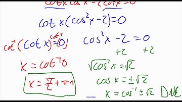 Pre-Calculus 5.3: Solving Trigonometric Equations part 1
