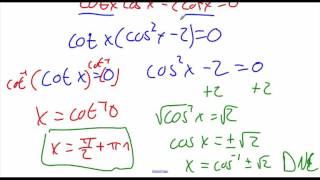Pre-Calculus 5.3: Solving Trigonometric Equations part 1