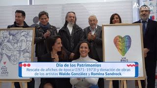 Día de los Patrimonios - Rescate de afiches de época y donación