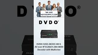 DVDO H265-4KDEC-MV-1 AV over IP H.265/H.264 4K60 Decoder with Multiview