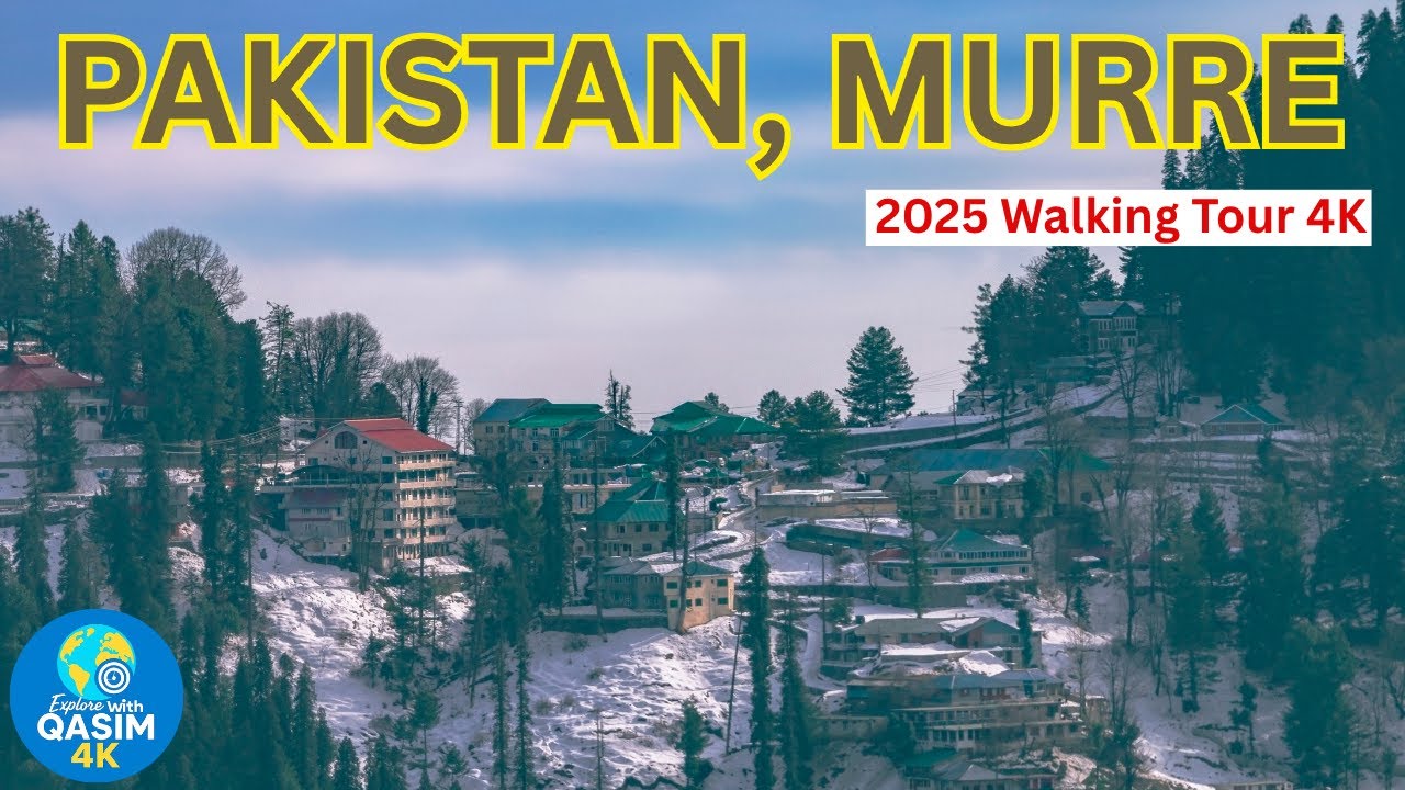 Pakistan, Murree Walking Tour 2025 🌄 Explore the Scenic Hills in 4K! 🇵🇰