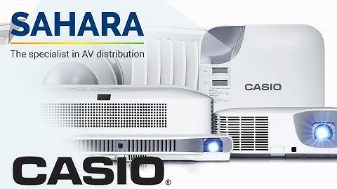 Casio showcases their brand new 4K UHD, lamp-free projector | AVTV On Demand