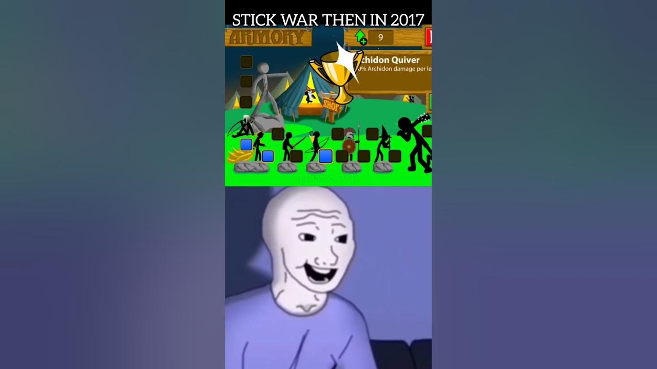 Old VS New Stick War | Time passes very quickly...