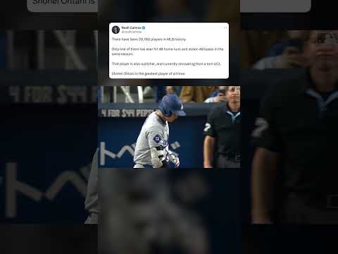 Shohei Ohtani is truly in a league of his own with the Dodgers 🔥 #baseball #shorts