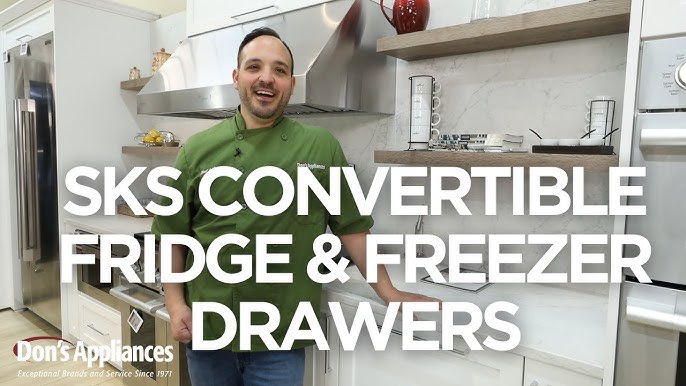 24-inch Undercounter Convertible Refrigerator/Freezer Drawers