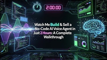 Bekijk hoe ik in slechts 2 uur een AI Voice Agent zonder code bouw en verkoop. Een complete walkt...