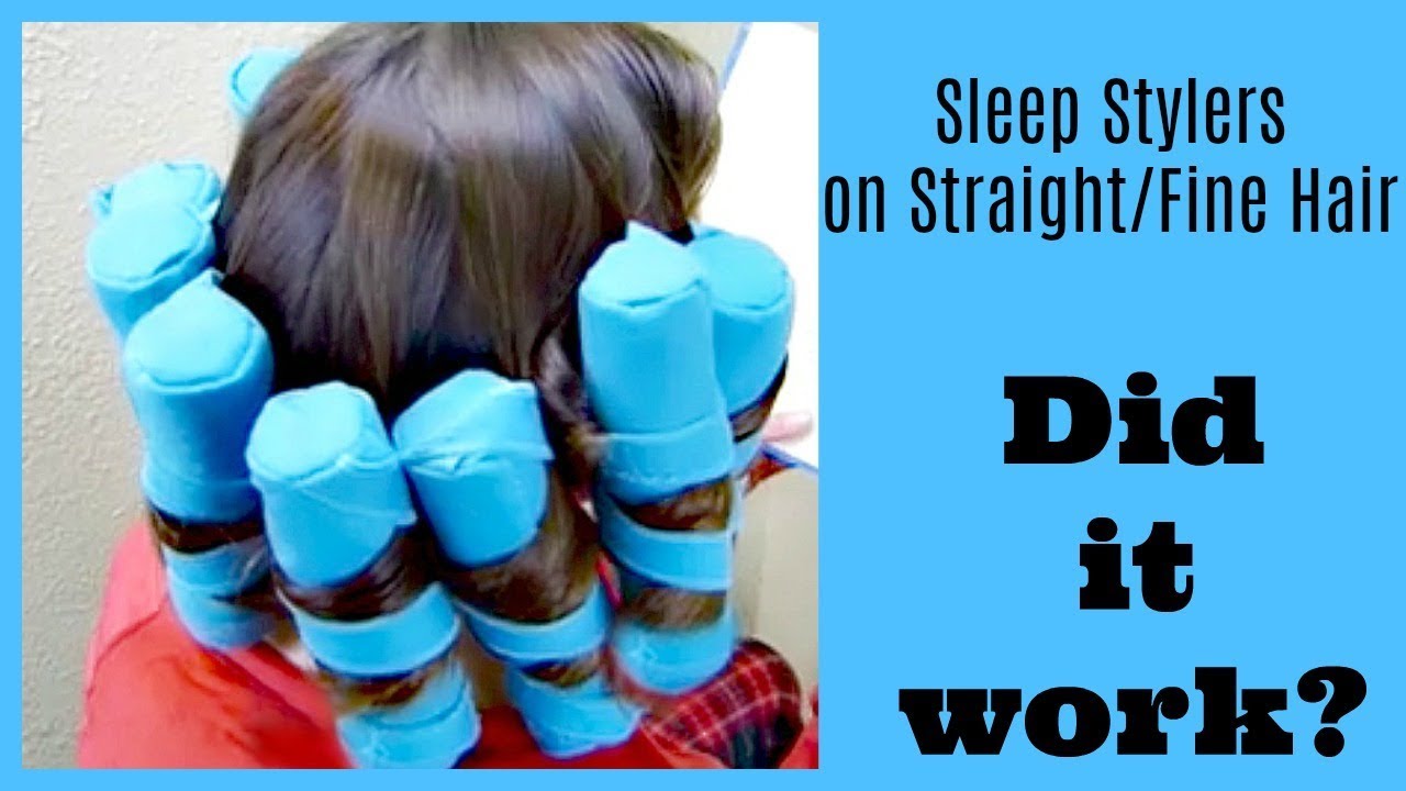 9. The Sleep Styler - As Seen on Shark Tank - Absorbent Heat Free Curlers, Curl Your Hair Without Damaging It, Includes 12 Large (6 Inch) Rollers for Long Thick or Curly Hair - wide 1