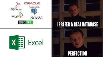 Programming Memes | I prefer a Real Database (r/ProgrammerHumor)