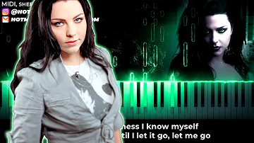 Evanescence - Lithium piano karaoke instrumental cover