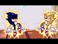 Fleetway Sonic But He Is Exe