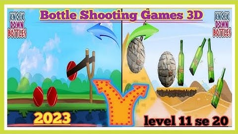 Bottle shooting Game / Gameplay Trailer ( iOS & Android ) Level 11 se 20 Walkthrough