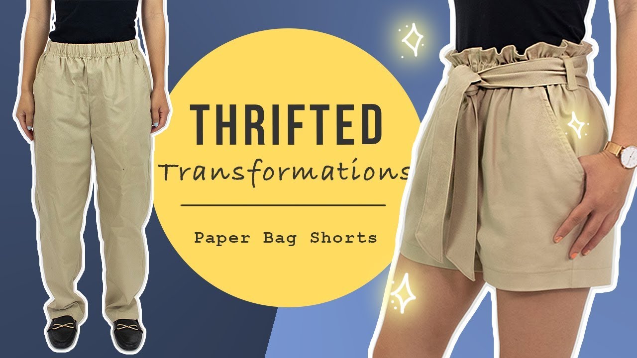 PAPER-BAG TROUSER WITH PATCH POCKETS | KIM DAVE - YouTube