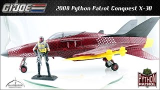 GI Joe Python Patrol Conquest X-30 Unboxing and Review