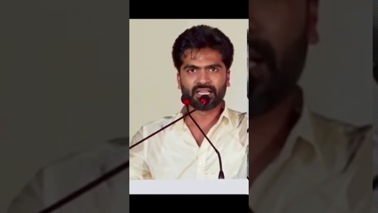 Simbu speech at eswaran audio release time - Full Screen Video