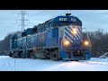Emd gp35 survivors on the great lakes central railroad