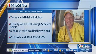 El Paso Police asking for help in locating missing 74-year-old man.